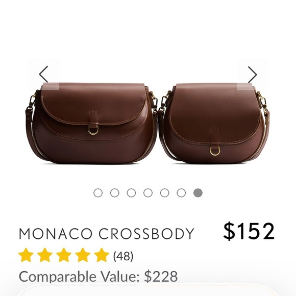 Portland Leather Goods Monaco crossbody bag L - Picture 5 of 10